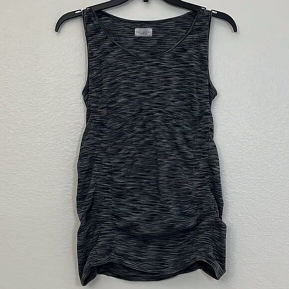 Athleta grey gray heathered marled breathe tank - Picture 2 of 4